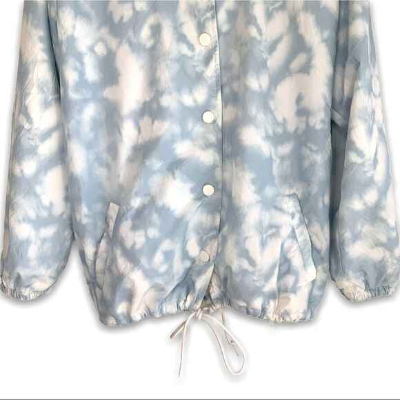 VS Pink Tie Dye Coaches Jacket Oversized - Picture 4 of 9
